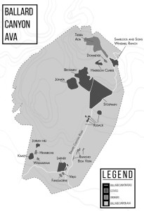 Ballard Canyon AVA map